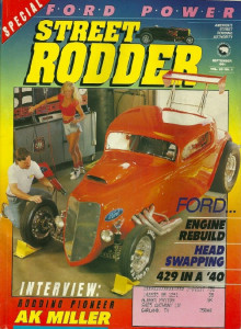 STREET RODDER 1991 SEPT - SUPER AK MILLER INTERVIEW, 1940 FORD GETS A 429